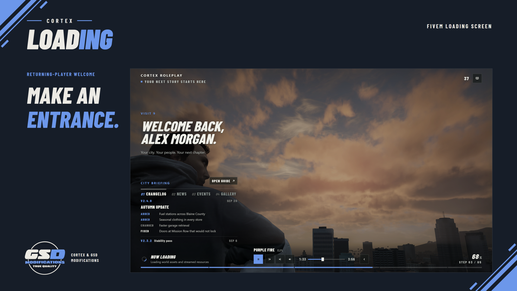 Cortex Loading Screen