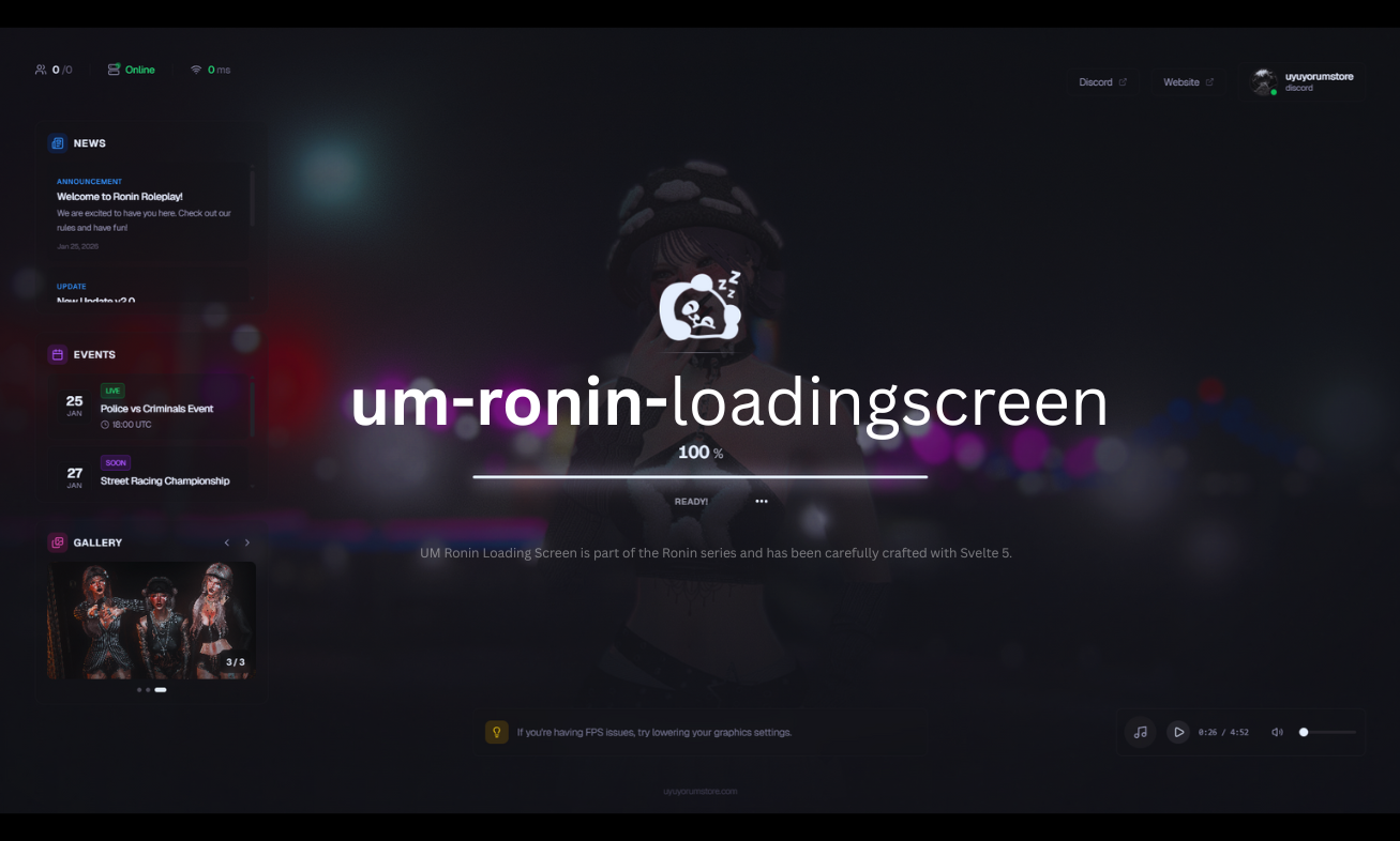 UM Ronin Loading image
