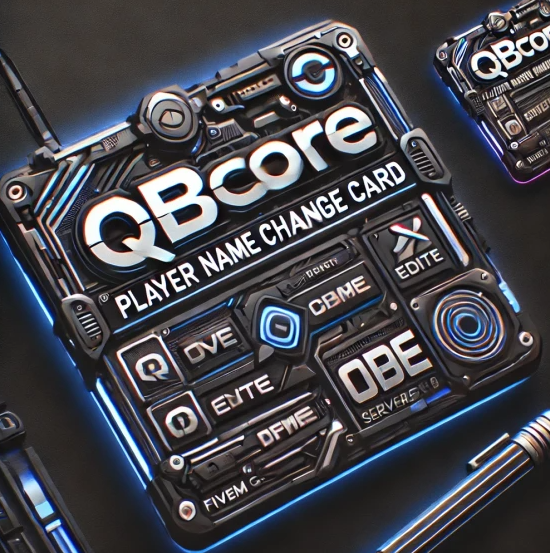 QBCore 玩家改名卡脚本