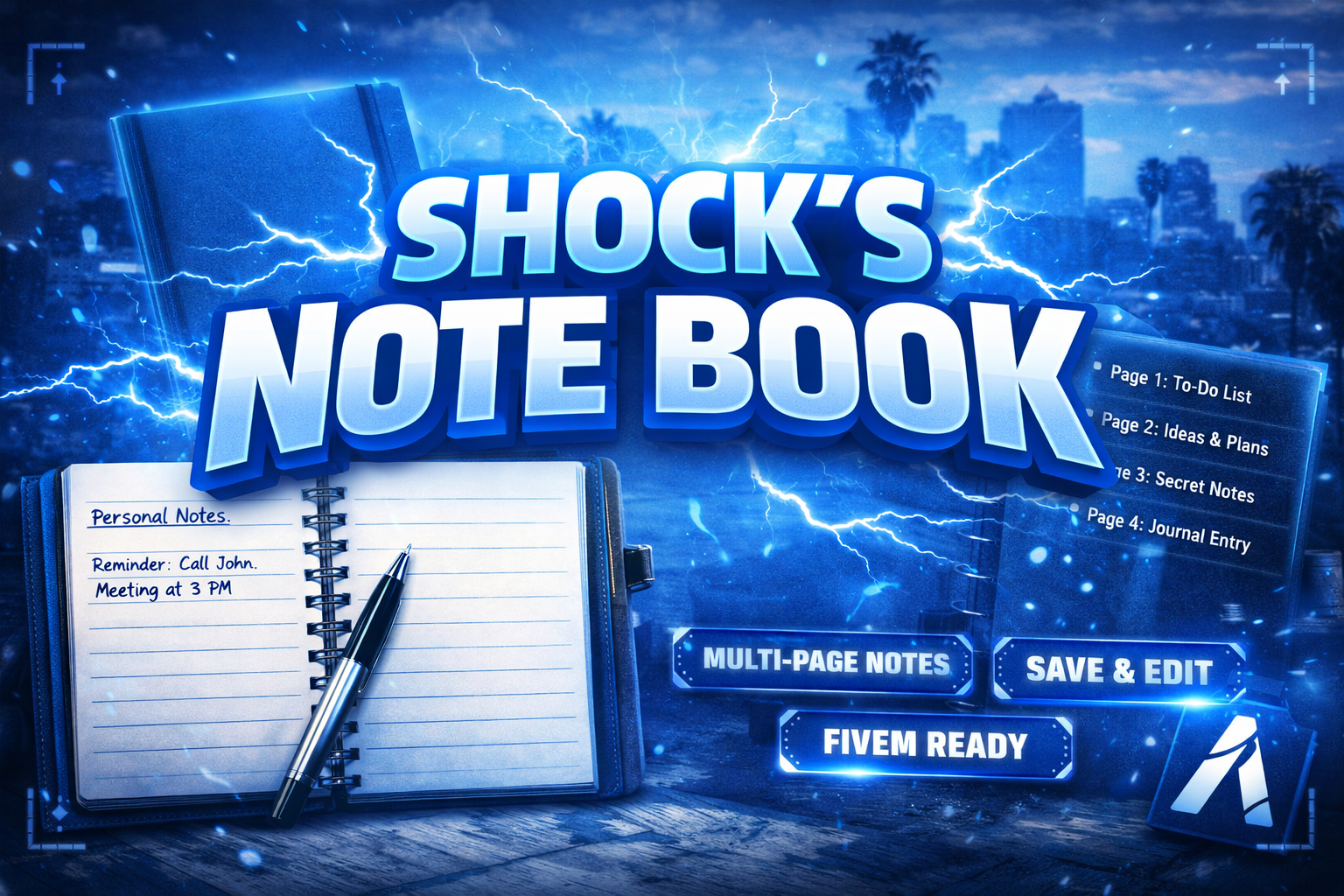 [SHOCK'S] NOTE BOOK