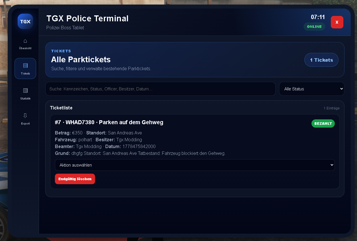 Parktickets