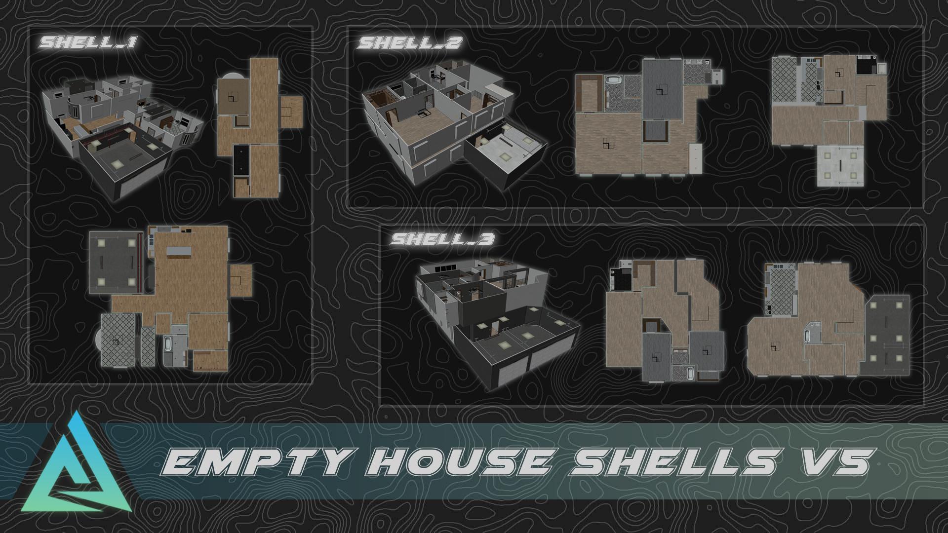 [Empty House Shell Pack 5.] mlo props