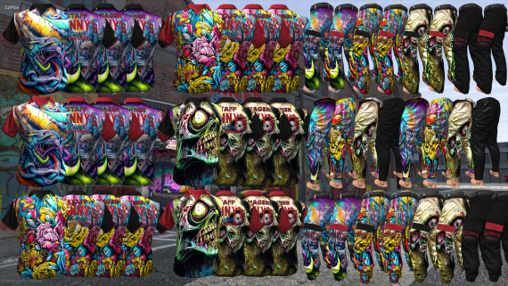 Bennys Graffiti Bundle (M+F)