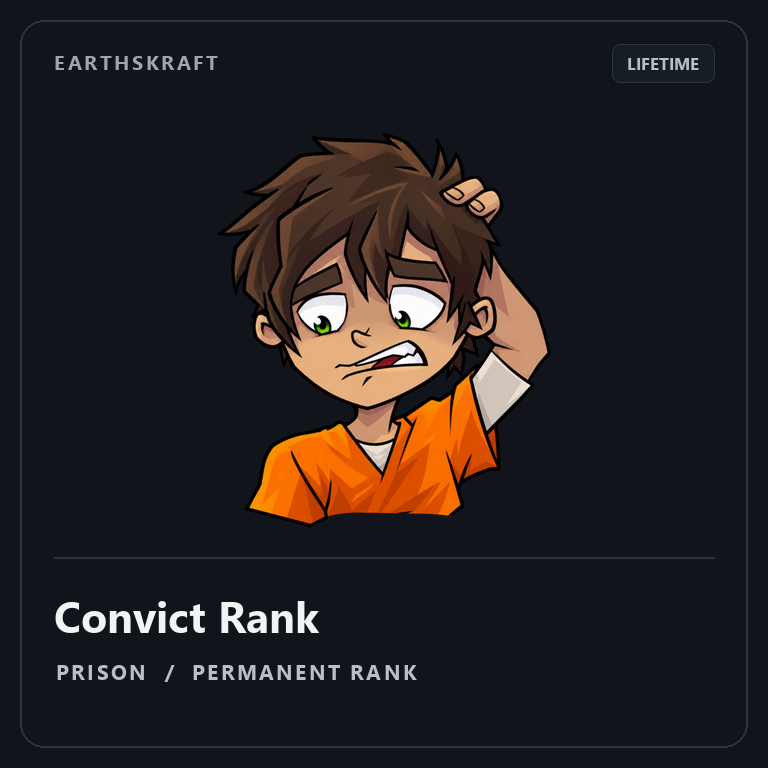 Convict Rank [LIFETIME]
