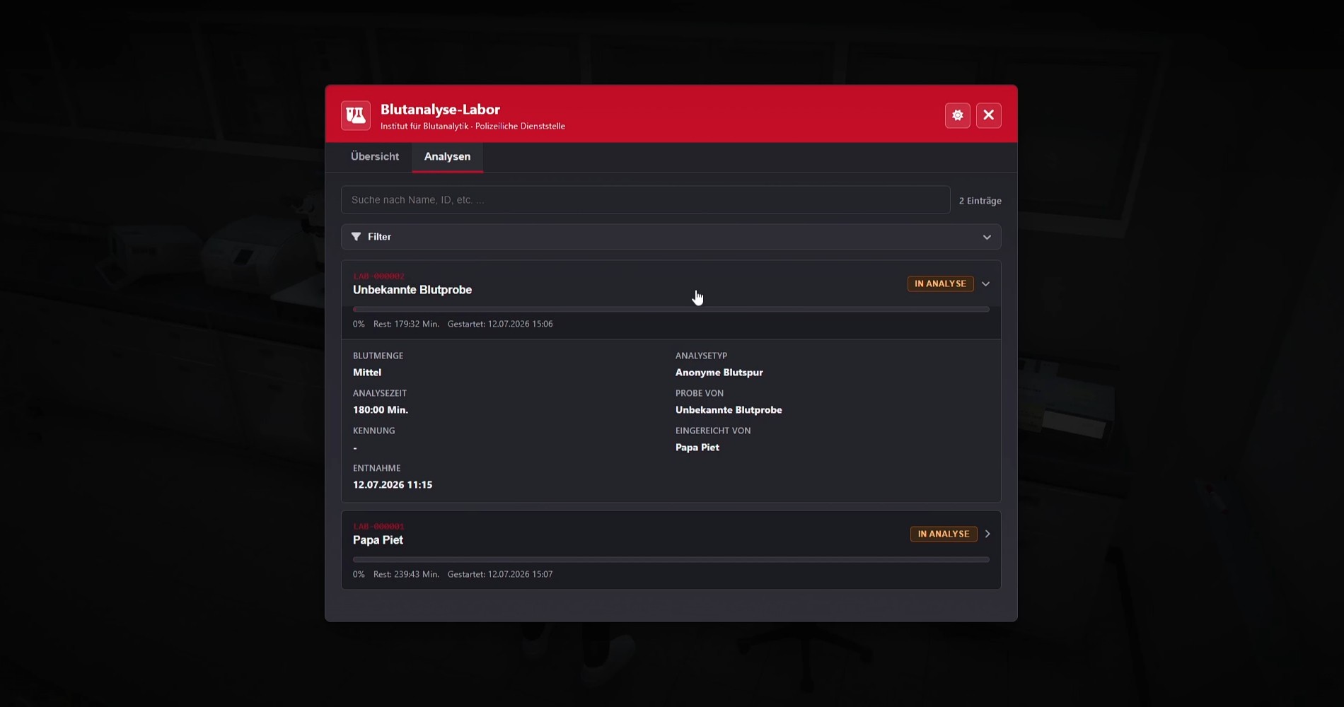 Ultimatives Spurensicherungssystem Screenshot 11