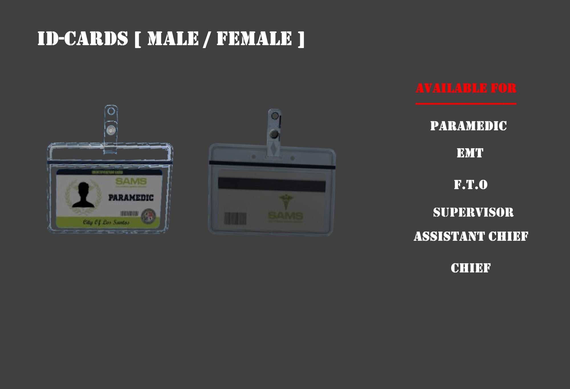 SAMS CLOTHING V1 [ MALE/FEMALE ]