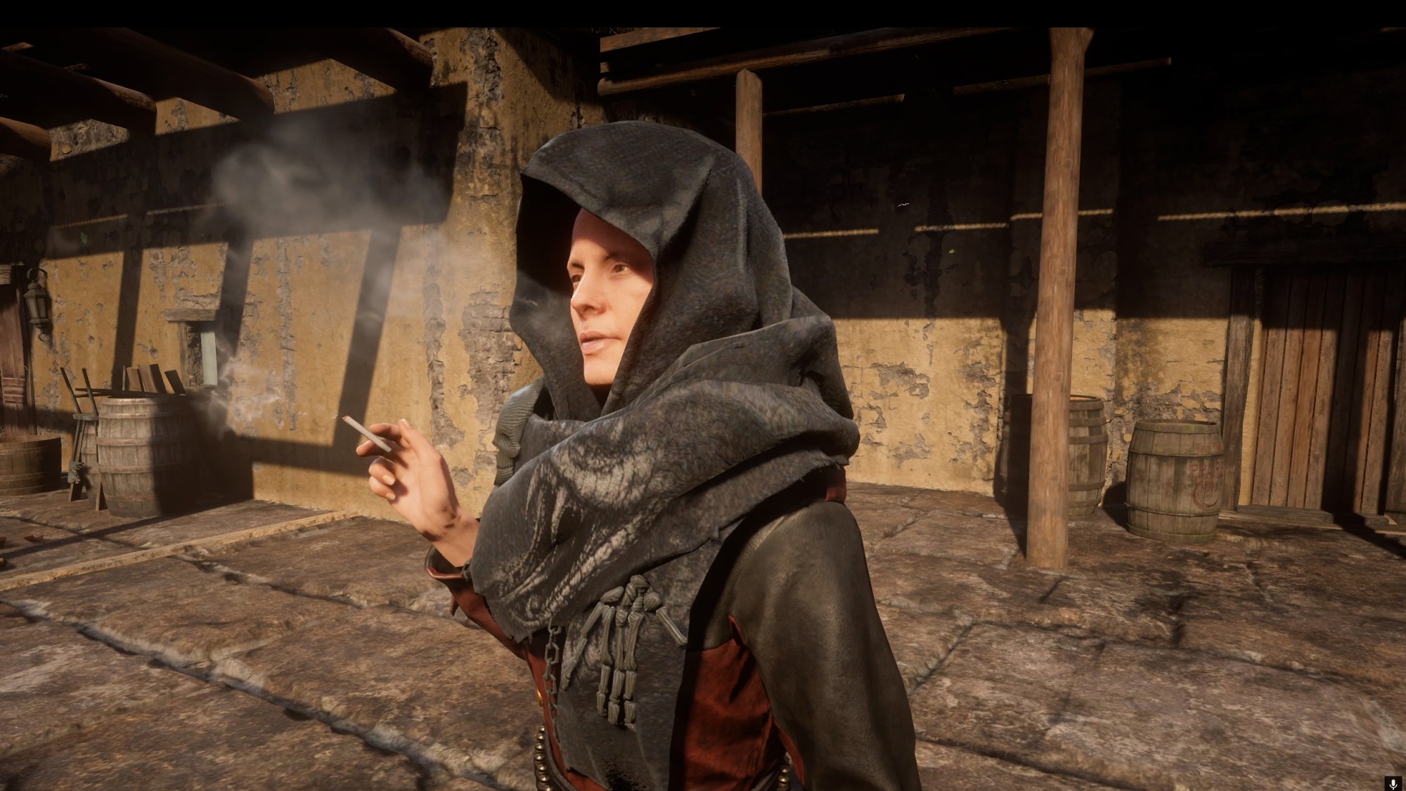 Hawk SkullChain Hood