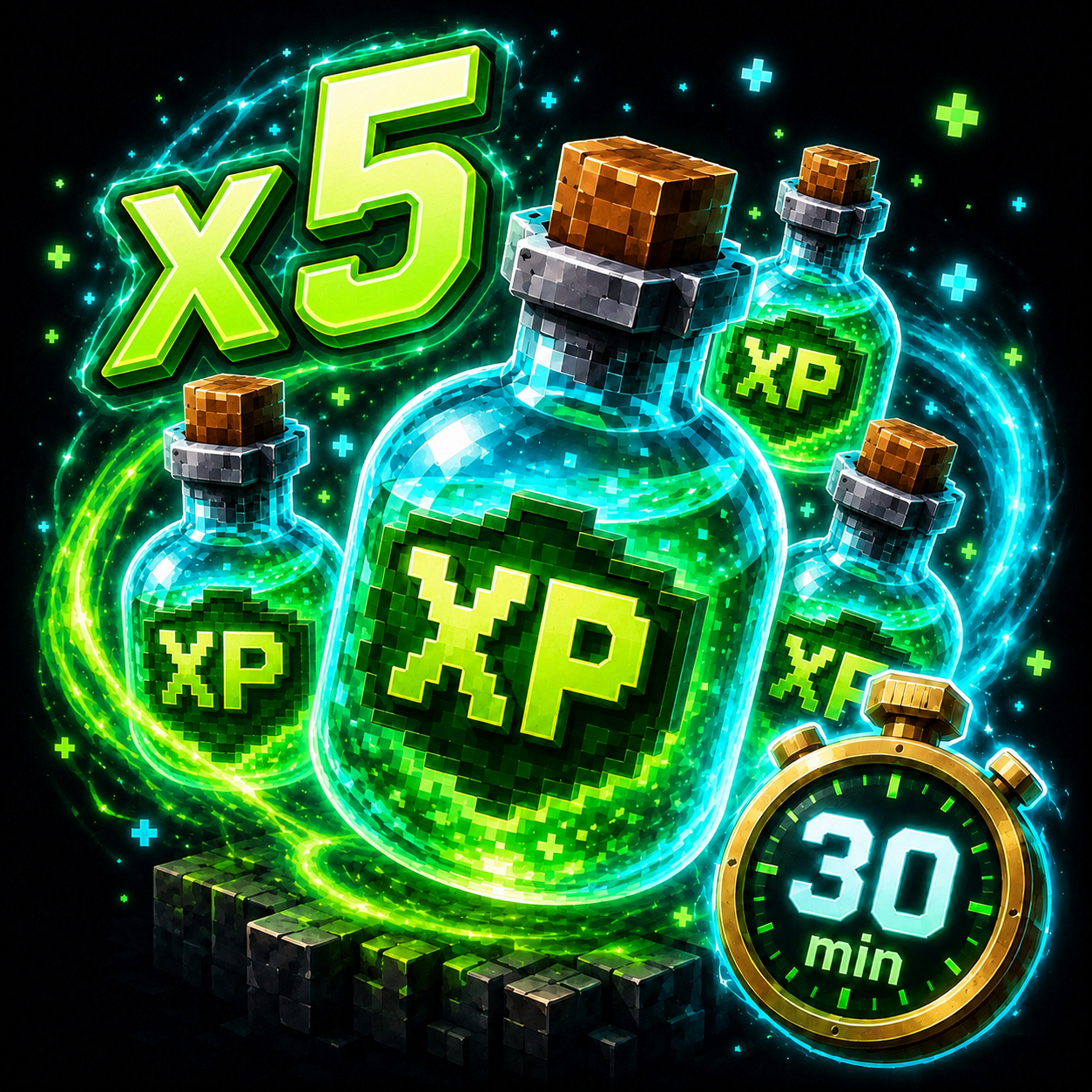Large Personal XP Boost — x5 · 30 Min