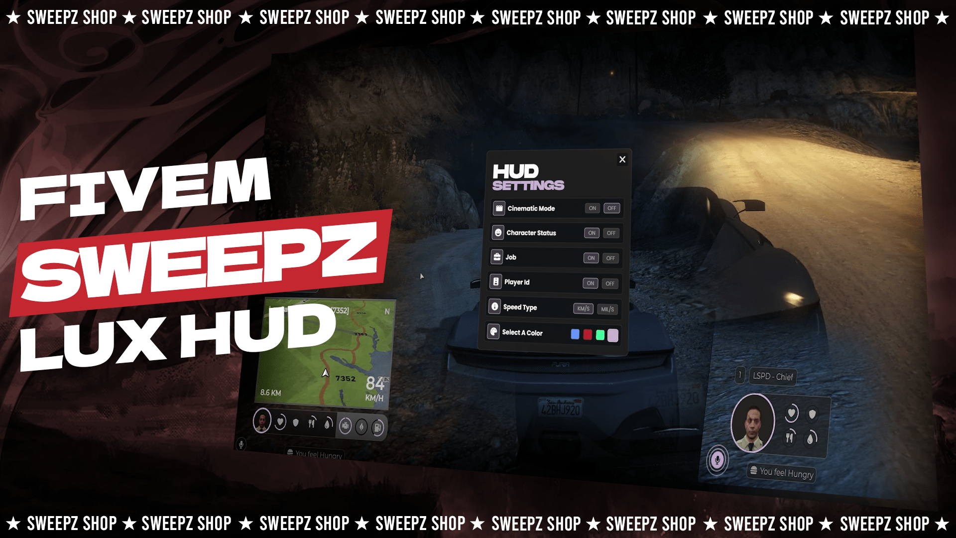 Sweepz Lux Hud