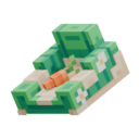 Brachiosaurus Bed — cosmetic Furniture - Dino Cats item on the NovaVoid Cat Civilization Minecraft server