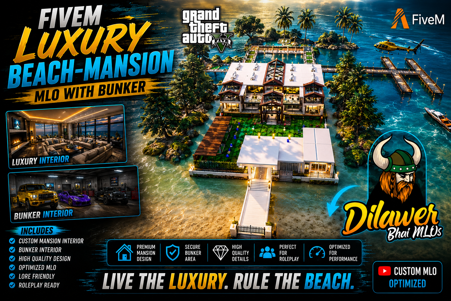 Luxury Beach-Mansion