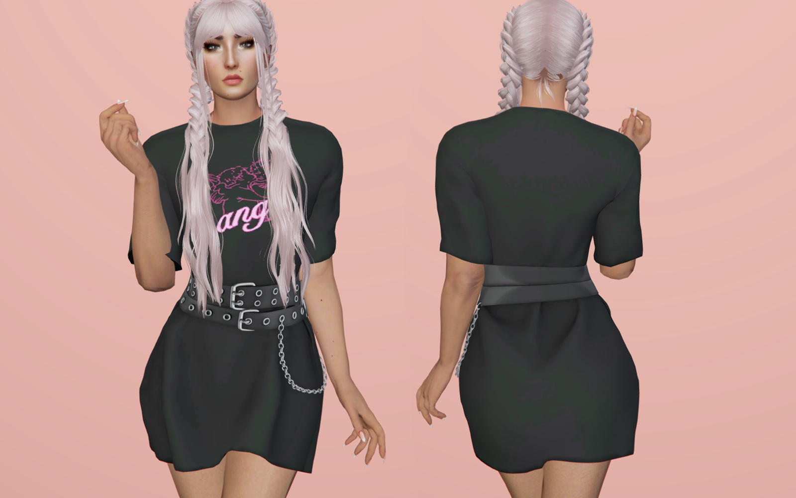 #002 Belted Dress