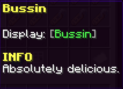 Bussin Tag