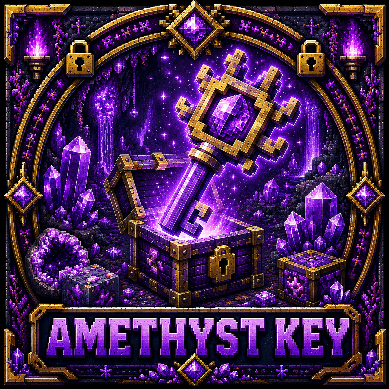 1x AMETHYST KEY