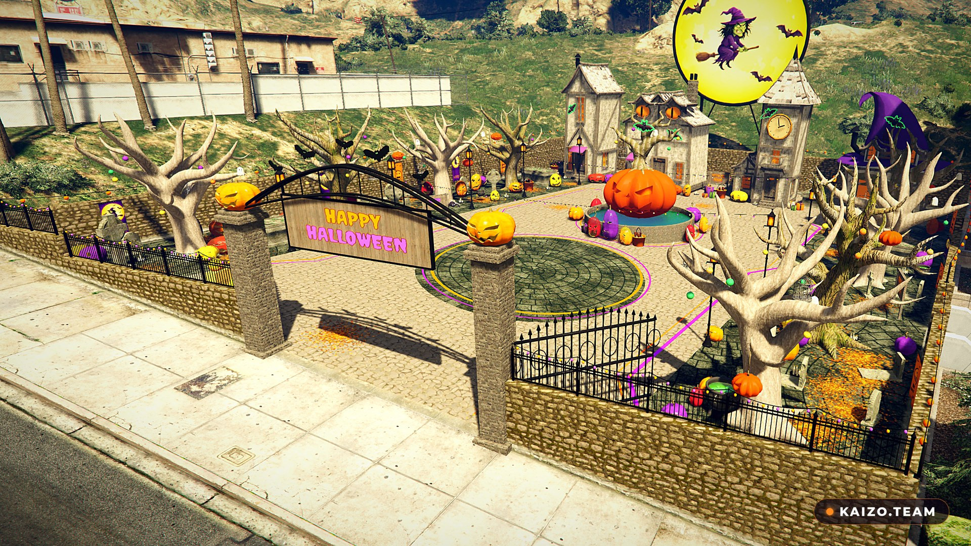 FiveM Halloween Spawn Point Map — Pumpkin Plaza