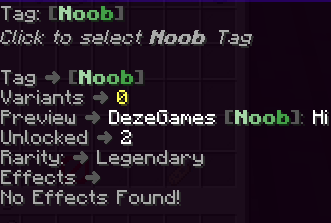 Noob Tag