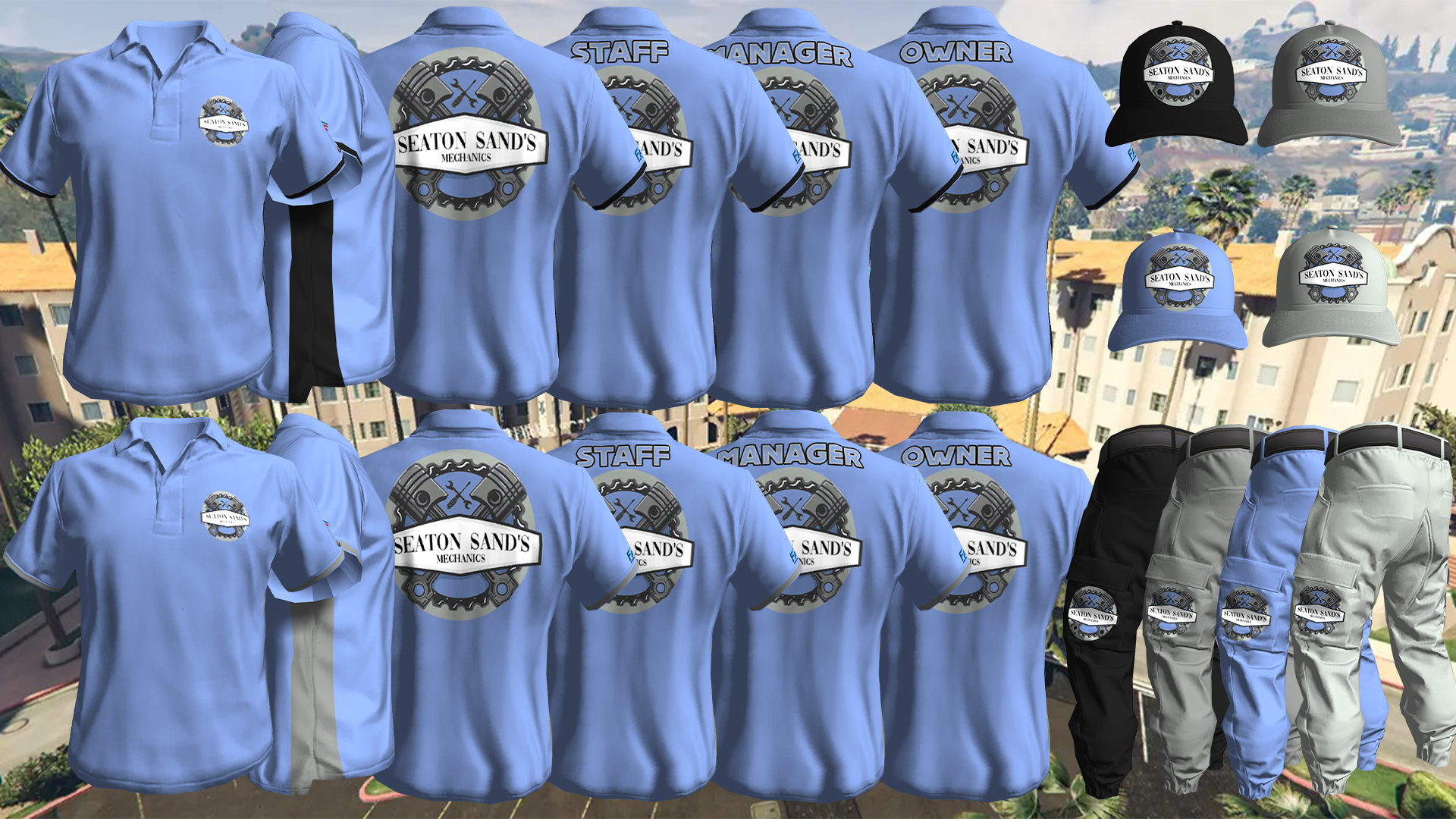 Seaton Sands Mechantic Uniform 3 [Male and Female]