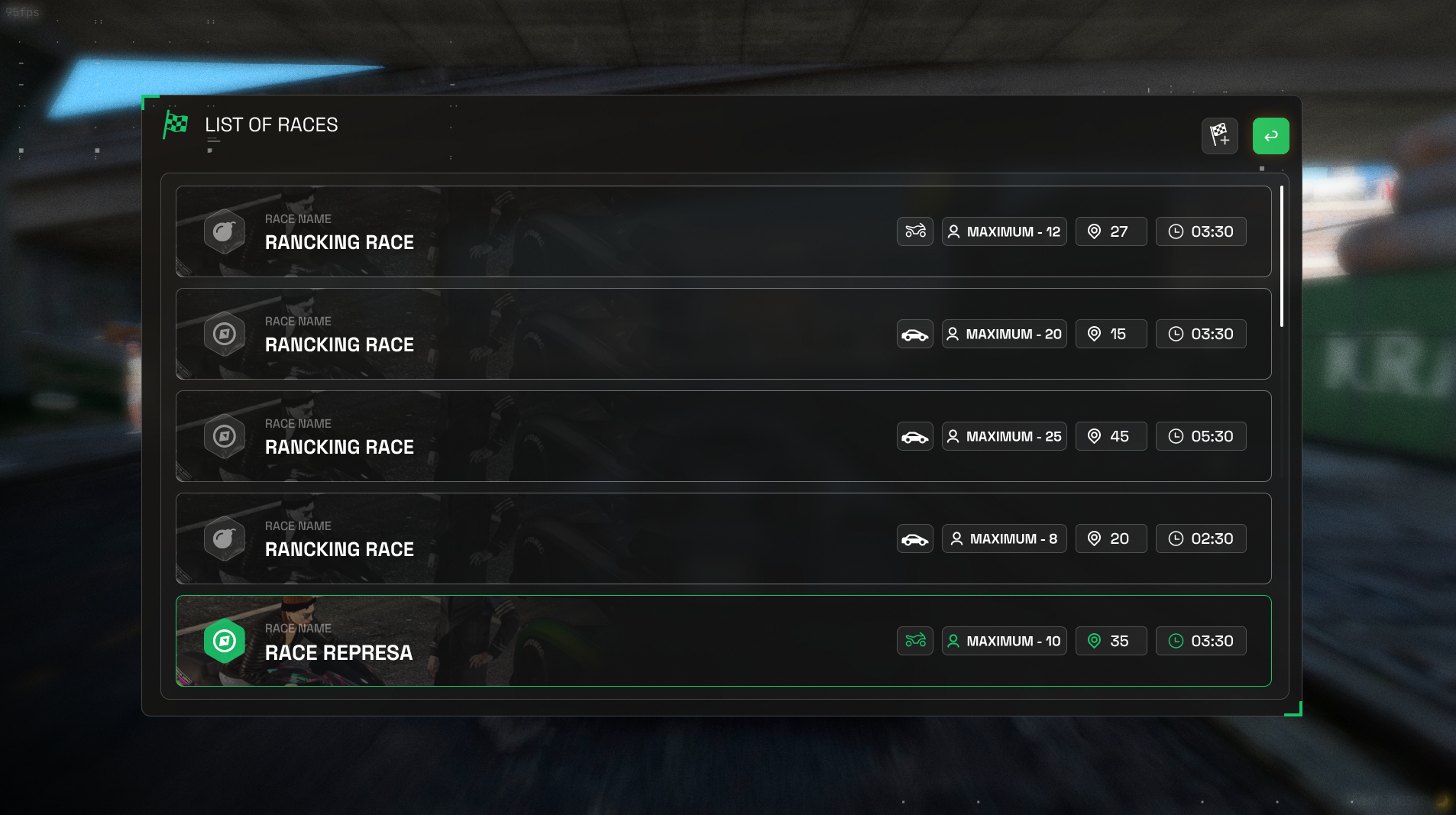 [Script] Racing Games