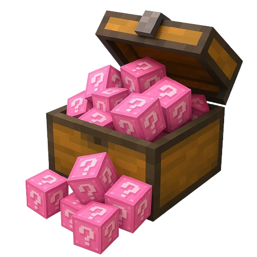 50 Pinke LuckyBlöcke