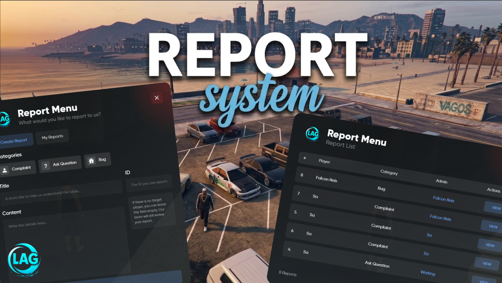 0Lag Report | [ESX,QB,QBOX]