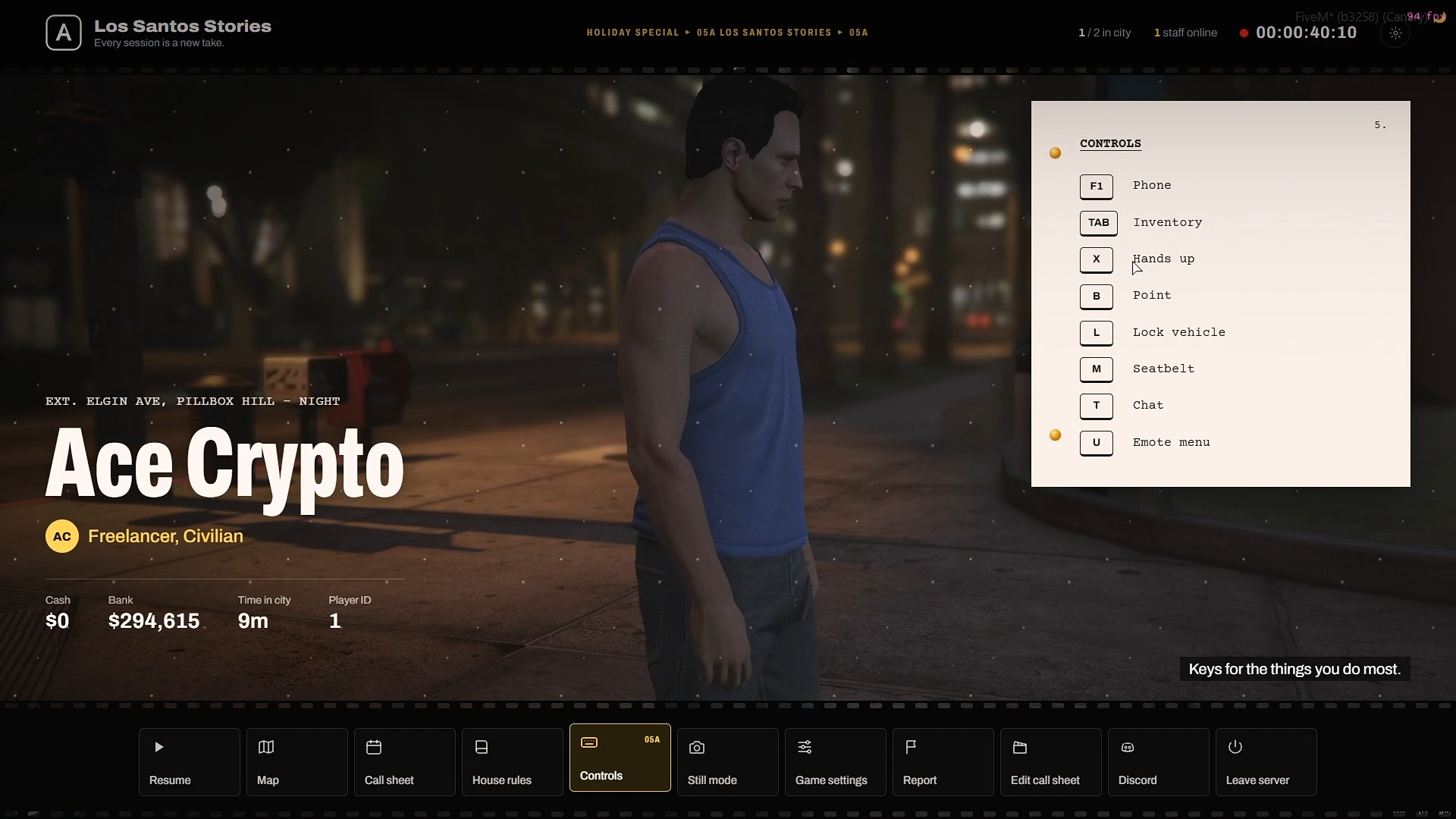 Pause Menu