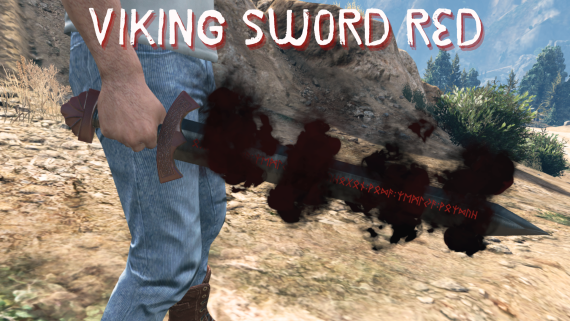 Viking Sword Red (Espada Viking Vermelho)