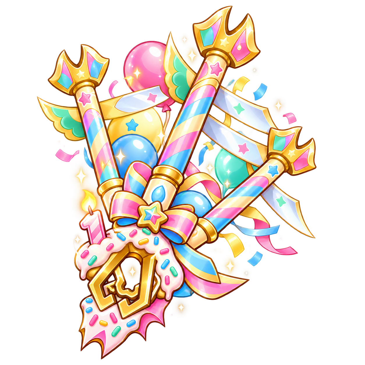 3x Anniversary Keys