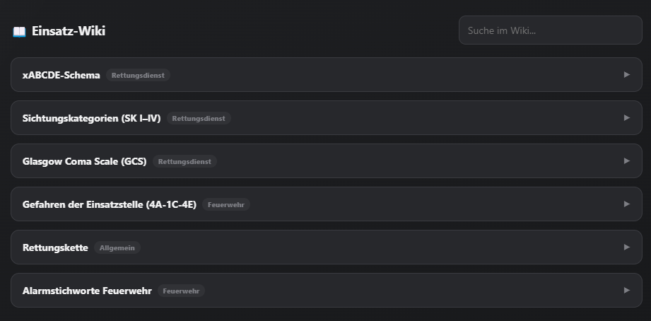 Einsatzpad Script