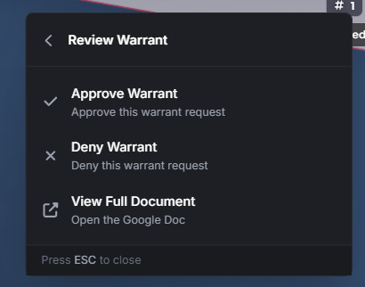 PG Scripts · Warrant System (v2.1)