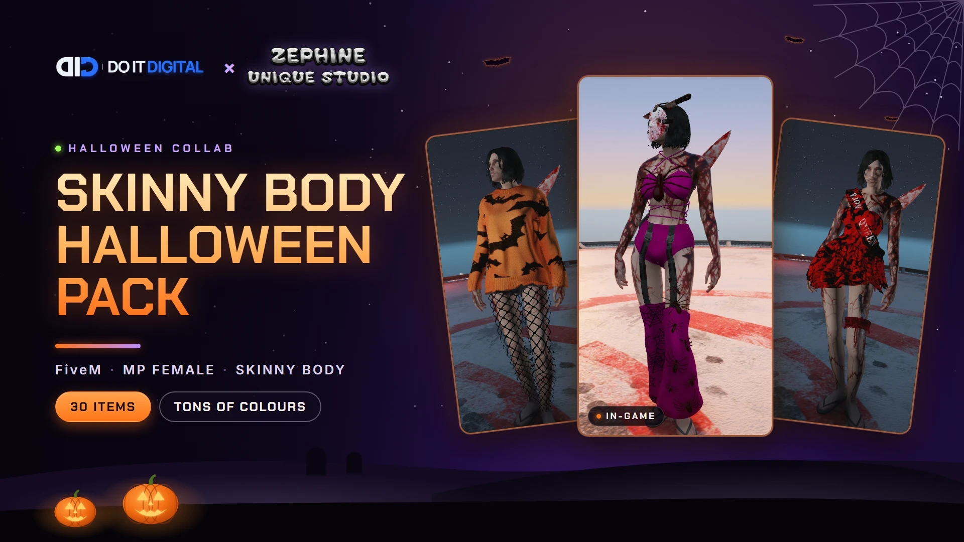 Halloween Clothes | Skinny Body Pack Female [OPEN SOURCE]