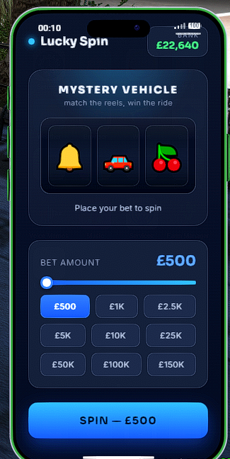 CarLottery Creator — Vehicle Scratch Cards & Lucky Spin