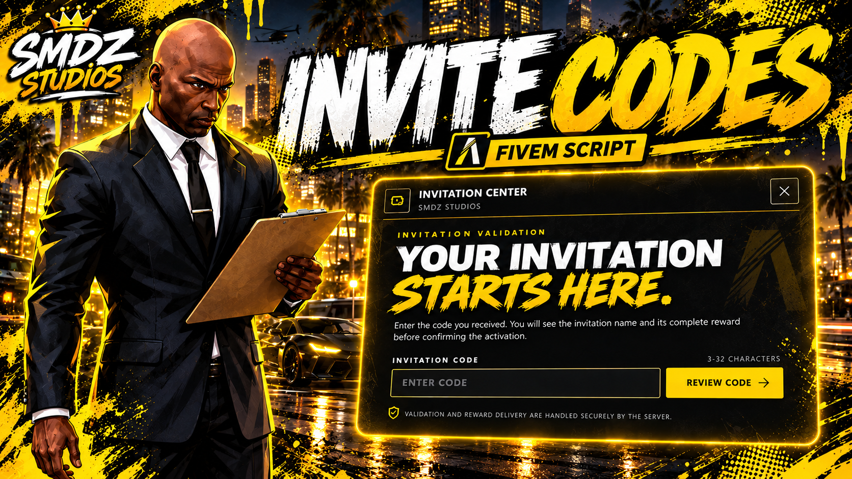 [ESX/QB/QBX] Invite Codes