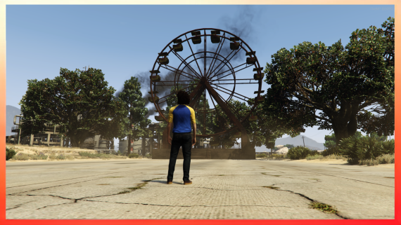 Animated Post-Apo Ferris Wheel