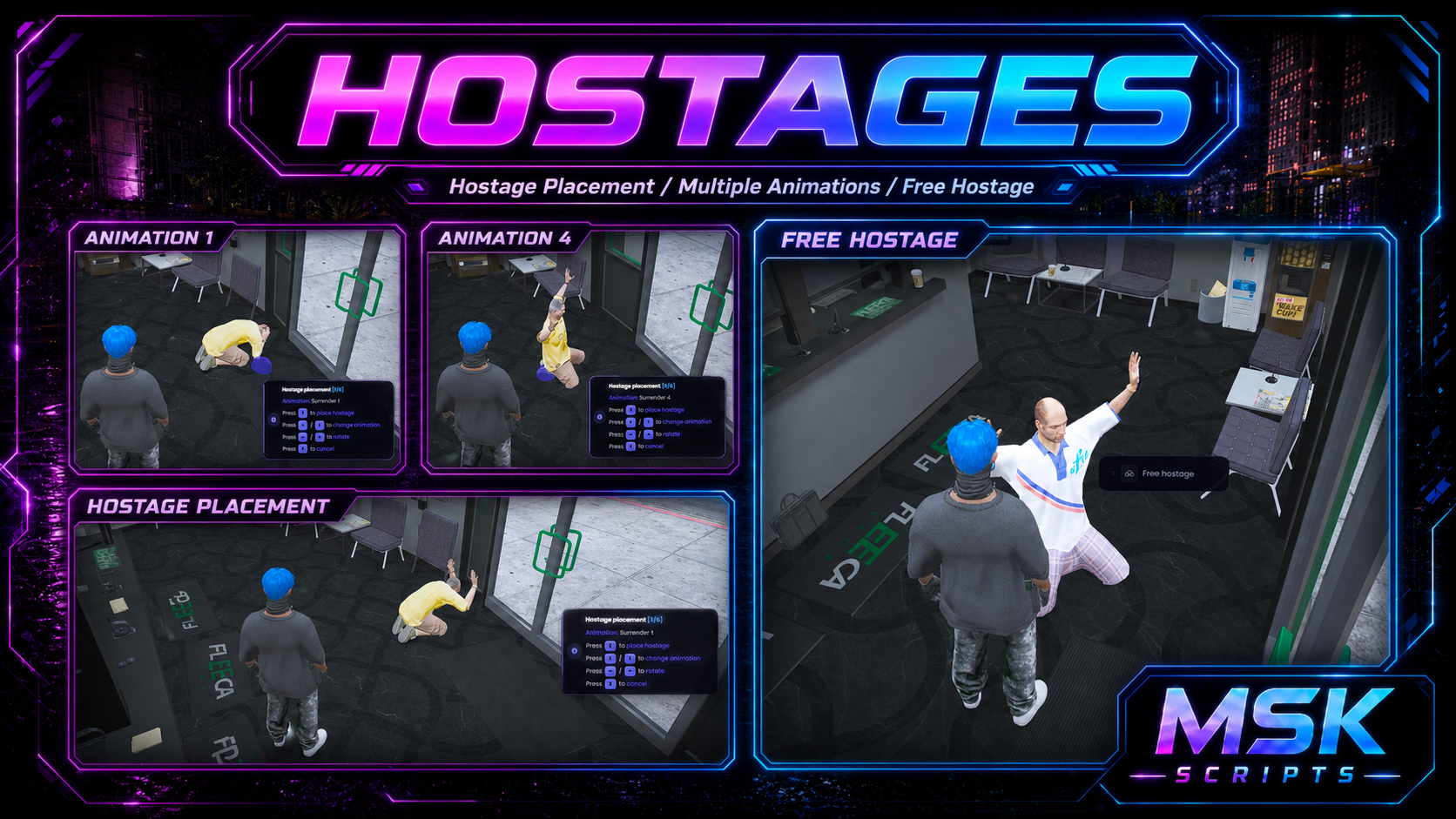 Hostages [ESX, QB, QBOX, STANDALONE]