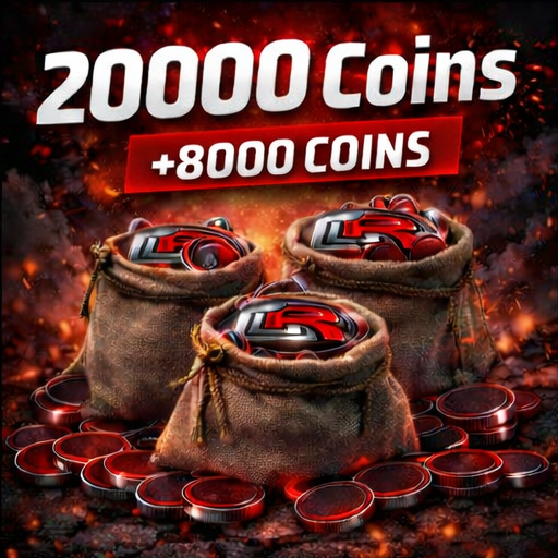 20000 + 8000 CR-Coins