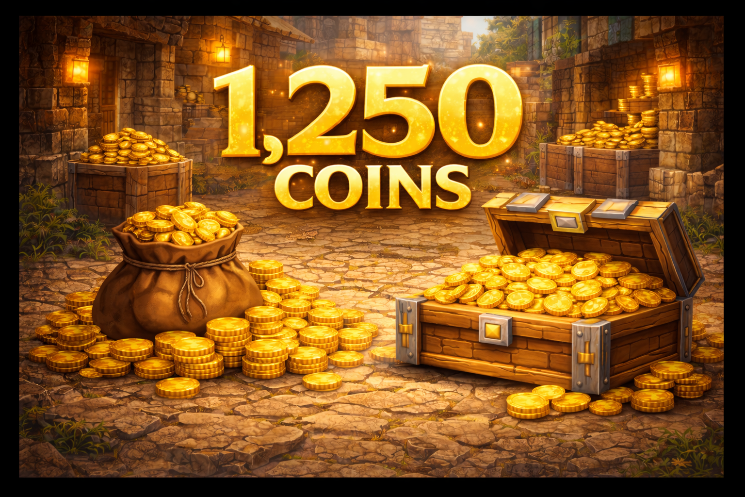 1,250 Coins