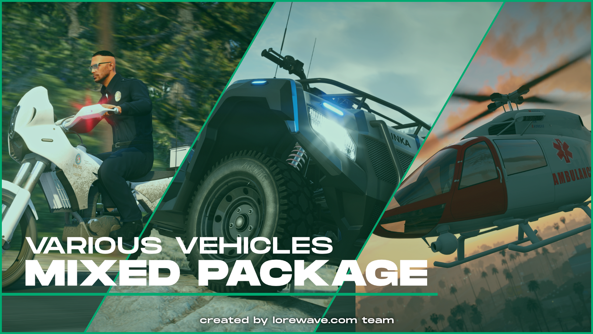 Various Vehicle Pack