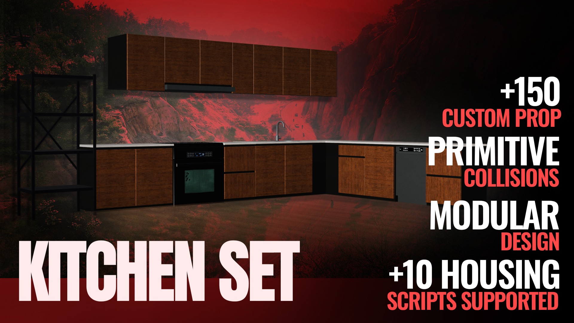 Modular Kitchen Set 01