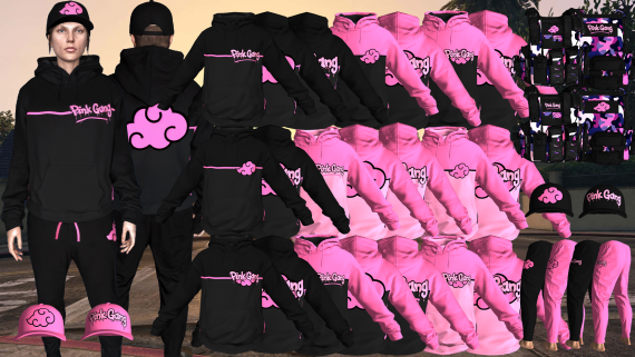 Pink Hoodies [Male & Female]