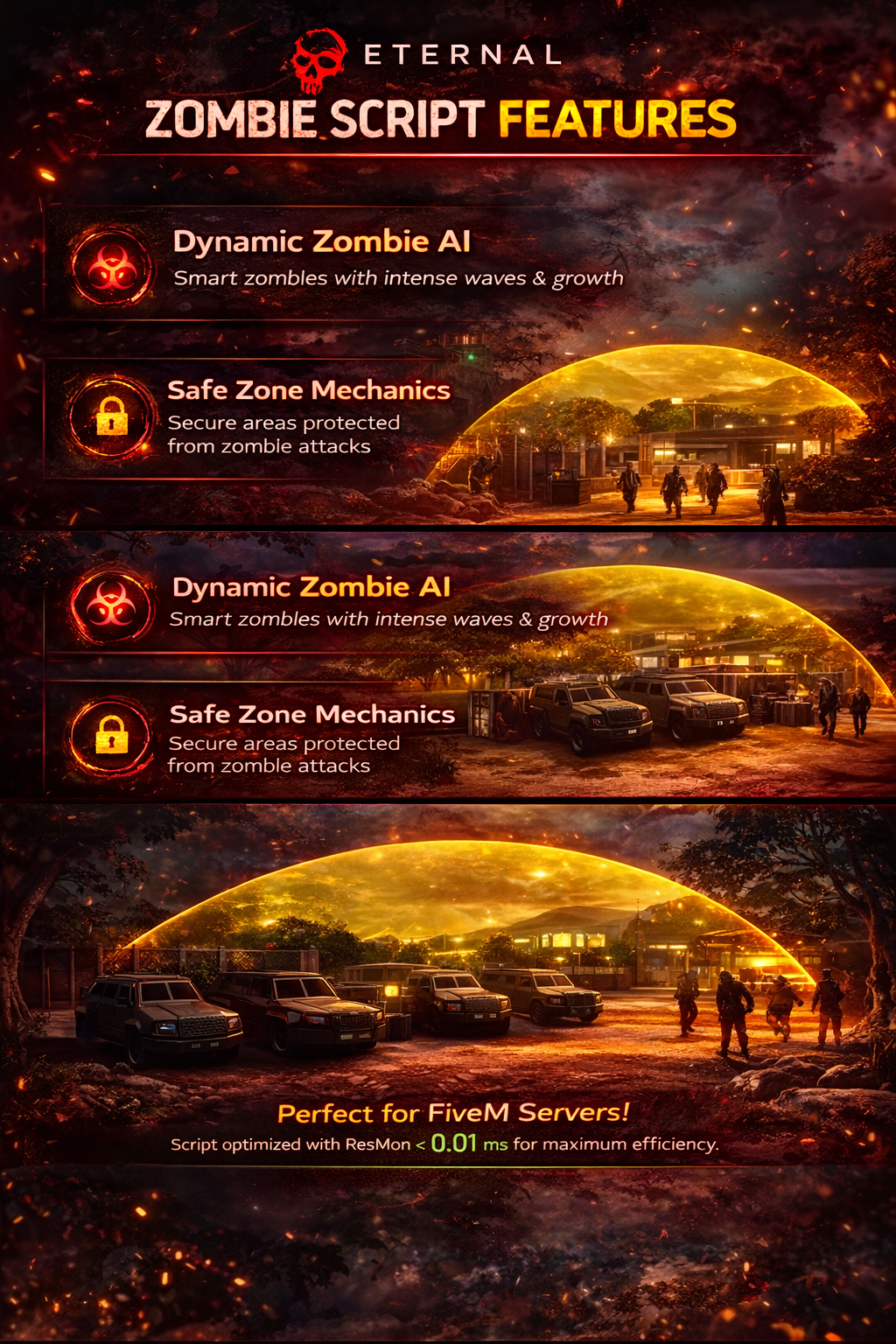 Eternal Ultimate Zombie Event - Multi-Phase Survival Experienc