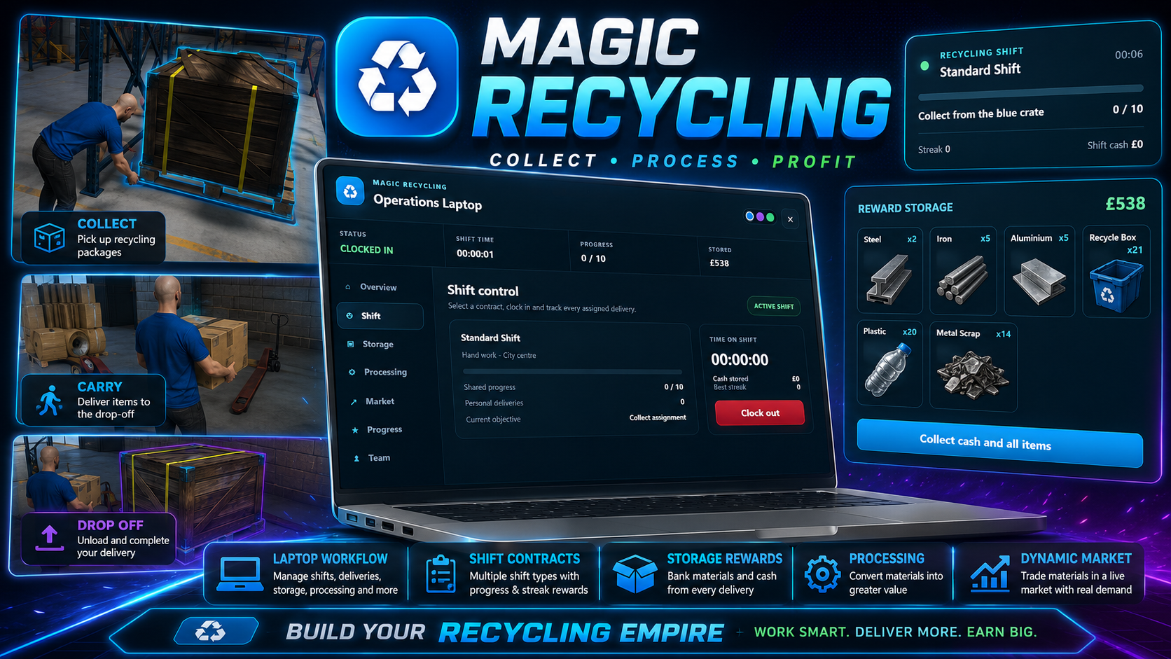 Magic Recycling – FiveM Recycling Job