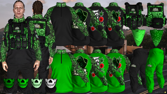 Green Shadow StrikeTeam (Male+Female)