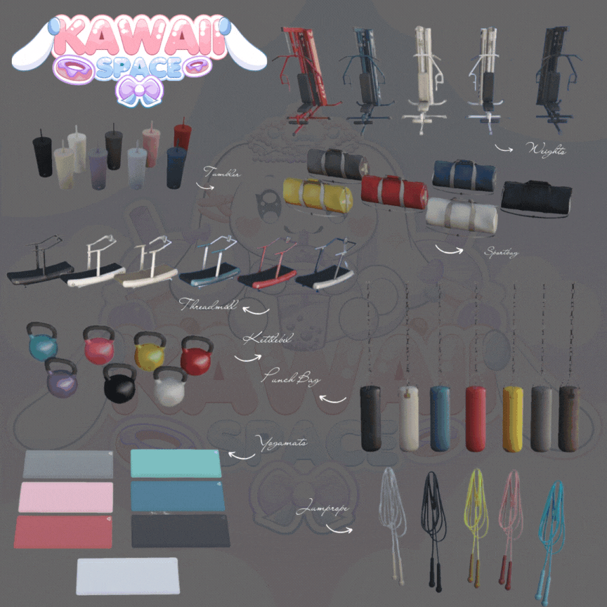 🌸𝙁𝙞𝙩𝙣𝙚𝙨𝙨 𝘗𝘢𝘤𝘬 - 80+ 𝙋𝙧𝙤𝙥𝙨