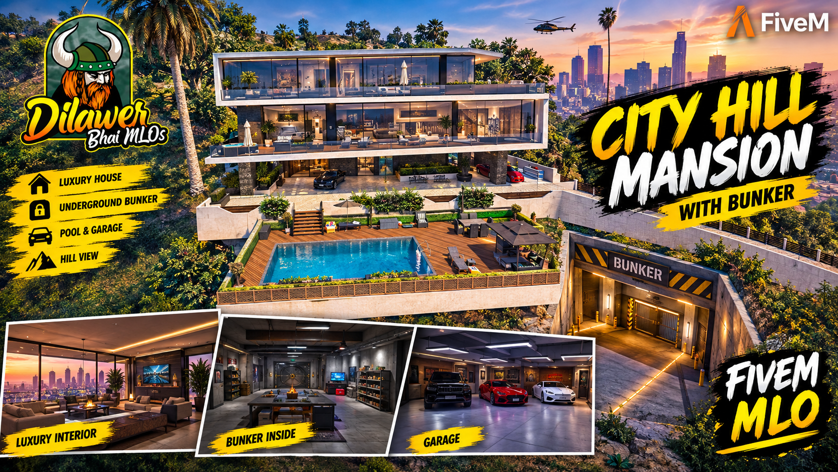 Fivem City Hill mansion