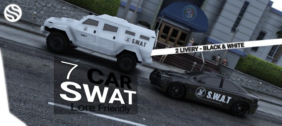 🚓 PACK 7 CARS SWAT LSPD VANILLA 🚓