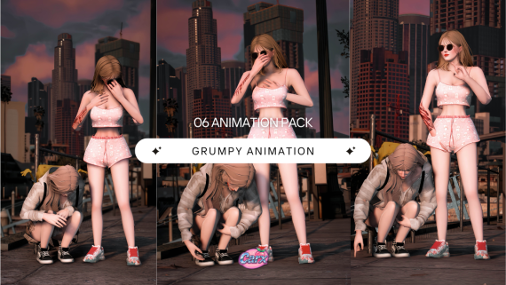 🤳🏻GRUMPY ANIMATION | 06 POSE PACK🤳🏻