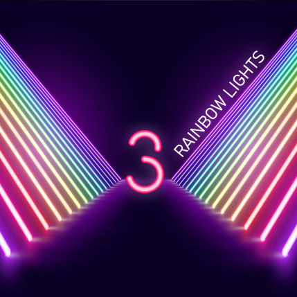 3x Rainbow Lights