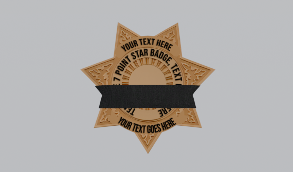 7 Point Star Template