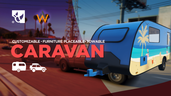 Caravan  Mobile Home - Customizable, Furniture Placeable, Towable | wais