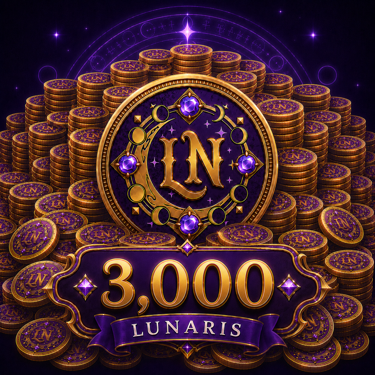 3,000 + 500 Lunaris